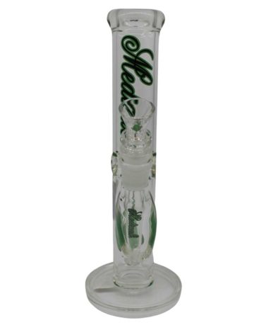 Medicali 10 Inch Straight Tube Glass Water Pipe