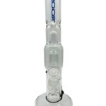 Roor 14" 4-Arm Tree Straight Clear Glass Water Pipe