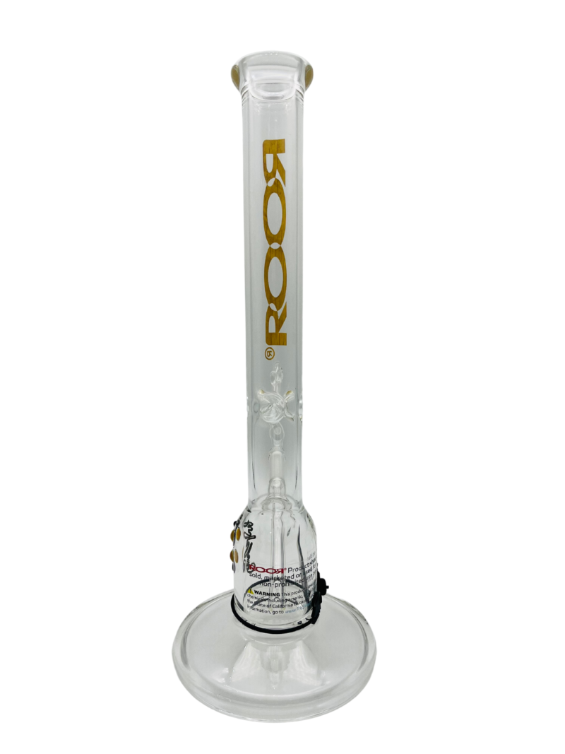 Roor 14″ Snapper Glass Water Pipe Rear View