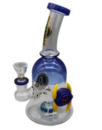 Big Mom 9” Horned Eye Glass Bong