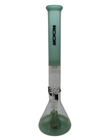 ROOR 18” Glass Beaker Water Pipe 50 x 5 Milky Green