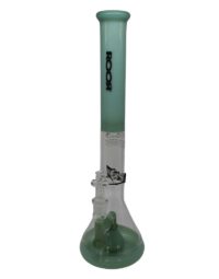 ROOR 18” Glass Beaker Water Pipe 50 x 5 Milky Green