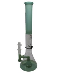 ROOR 18” Glass Beaker Water Pipe 50 x 5 Milky Green