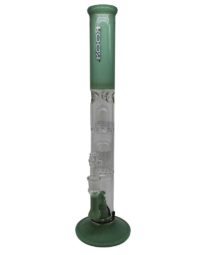 Roor TECH 20″ Fixed Straight with 10-Arm Tree Perc Glass Water Pipe