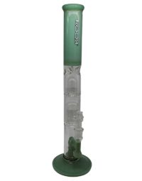 Roor TECH 20″ Fixed Straight with 10-Arm Tree Perc Glass Water Pipe