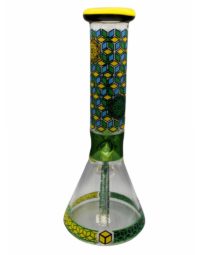 Tataoo 13” Cube Design Beaker Bong