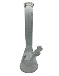 Illadelph Glass 15” Black and White Beaker Water Pipe