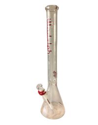 Illadelph Glass 21” Tall Red Beaker Water Pipe