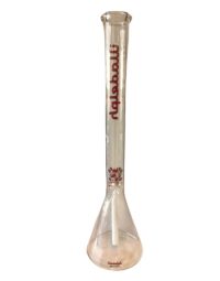 Illadelph Glass 21” Tall Red Beaker Water Pipe