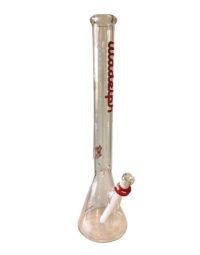 Illadelph Glass 21” Tall Red Beaker Water Pipe