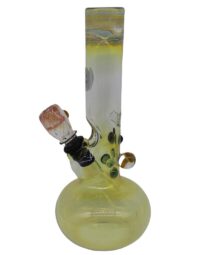 Jerome Baker Designs Mushroom Marble Kiki Glass Water Pipe