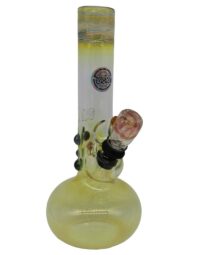 Jerome Baker Designs Mushroom Marble Kiki Glass Water Pipe