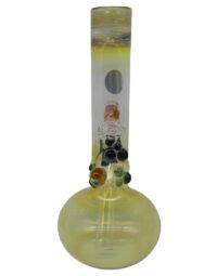 Jerome Baker Designs Mushroom Marble Kiki Glass Water Pipe