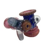 Kevin Beecher Glass “Dichro Sidecar” Hand Pipe