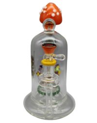 Lookah 10.5” Giant Chamber Mushroom Glass Water Pipe