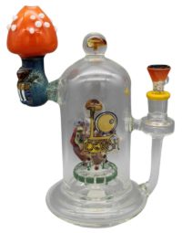 Lookah 10.5” Giant Chamber Mushroom Glass Water Pipe