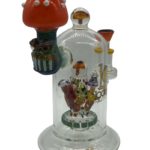 Lookah 10.5” Giant Chamber Mushroom Glass Water Pipe