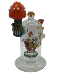 Lookah 10.5” Giant Chamber Mushroom Glass Water Pipe