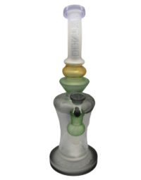 Tataao Glass 12” Frosted Crystal Water Pipe