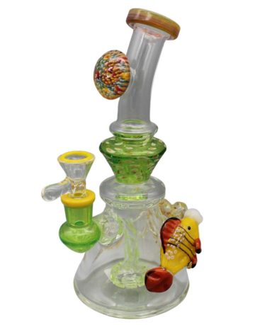 Tataao Glass 10” Under The Sea Banger Hanger Water Pipe