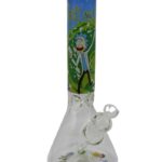 Rick and Morty Glass Water PIpe