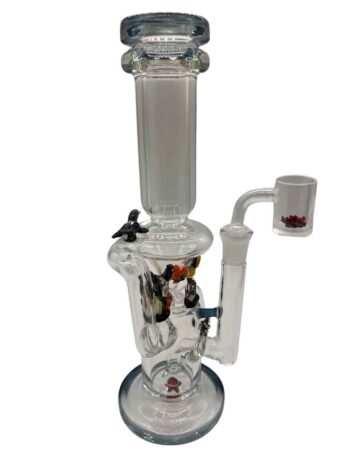 Empire Glass "Under the Sea" UV Reactive Recycler Dab Rig