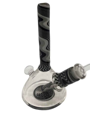 Water House Glass Mini Zebra Strip Beaker